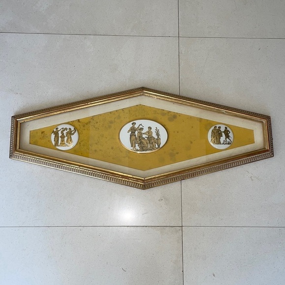 Ancient Roman Picture Frame Wall Art Approximately 31" W x 13" H - Picture 1 of 12